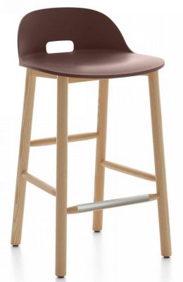 Alfi Bar Stool Low Back Emeco